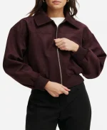 Liv Lindell Its Not Like That 2026 Suede Leather Jacket