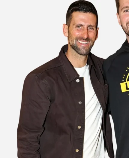 Los Angeles Lakers Game 2026 Novak Djokovic Black Jacket