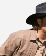 Luke Grimes Marshals 2026 Brown Cotton Jacket