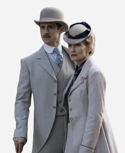 Max Irons Young Sherlock Grey Blazer