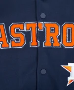 Men's MLB  Houston Astros Current Logo Game Day Navy Full-Snap Varsity Jacket