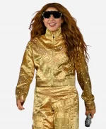 Mexico City Shakira Golden Jacket