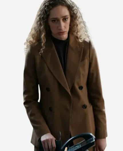 Micaela Diamond 2026 Elsbeth S03 Brown Blazer
