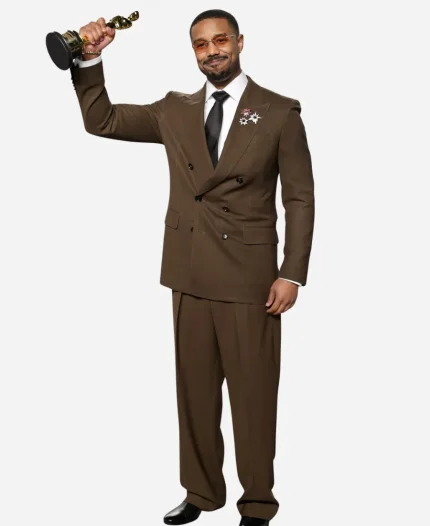 Michael B Jordan 2026 Vanity Fair Oscar Party Suit
