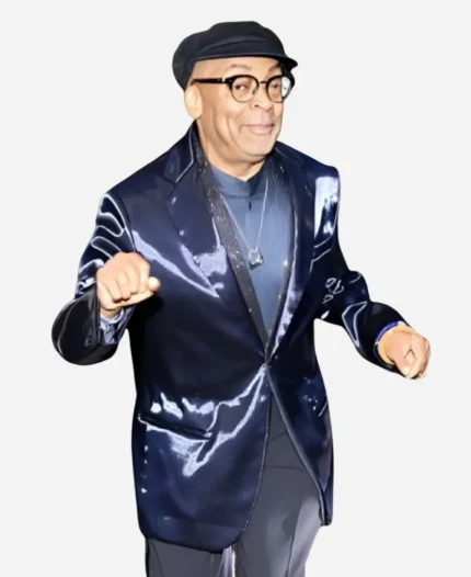 Milan Fashion Week 2026 Spike Lee Blue Blazer