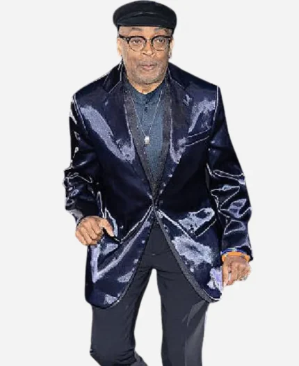 Milan Fashion Week 2026 Spike Lee Blue Blazer - Jacket Era