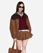 Miu Miu Fall 2026 Paris fashion Week Sofia Carson Jacket