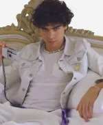 Monkey D. Luffy 2026 One Piece S03 White Denim Jacket