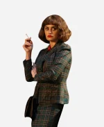 Myrna The Bride 2026 Green Checkered Blazer