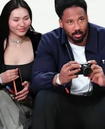 NFL Star Myles Garrett Los Angeles Lakers Game 2026 Blue Jacket