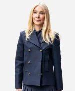 NYC 2026 Gwyneth Paltrow Blue Peacoat