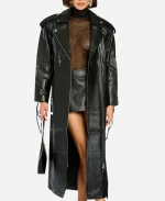 NYC 2026 Kandi Burruss Leather Coat