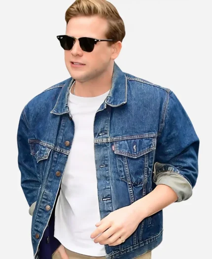 NYC 2026 Leo Woodall Blue Jacket