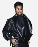 NYC 2026 Teyana Taylor Leather Jacket