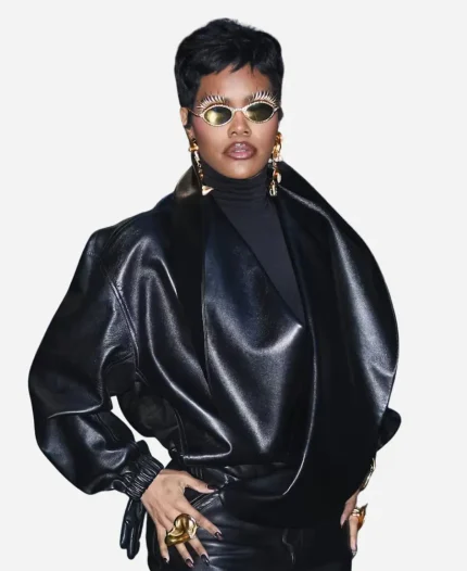 NYC 2026 Teyana Taylor Leather Jacket
