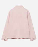 NYC Emma Roberts Longchamp Pink Jacket