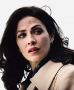 Necar Zadegan CIA 2026 Nikki Reynard Beige Wool Trench Coat