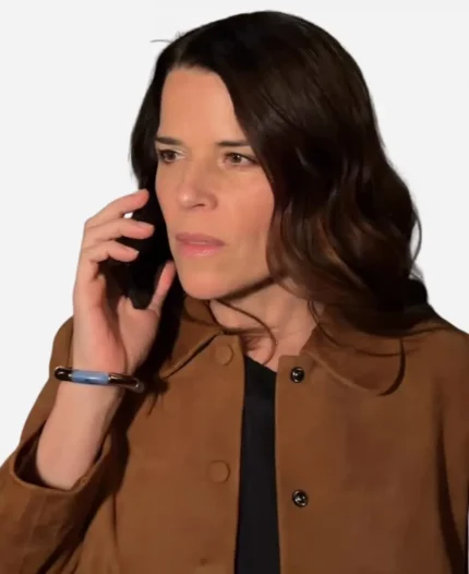 Neve Campbell Scream 7 Premiere Suede Jacket