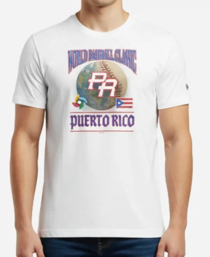 New Era Puerto Rico 2026 World Baseball T-Shirt