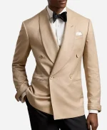 Nick Jonas 2026 Vanity Fair Oscar Party Beige Blazer