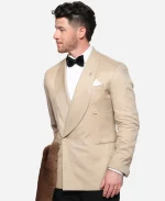 Nick Jonas 2026 Vanity Fair Oscar Party Blazer - Beige