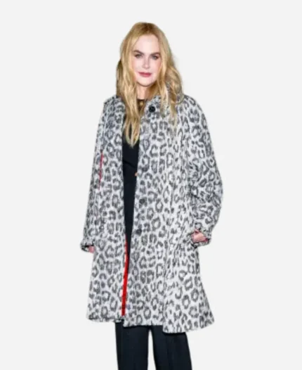 Nicole Kidman NYC 2026 Leopard Print Coat