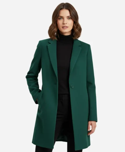 Nicole Major Three Wisest Men Sea Green Coat