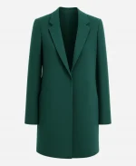 Nicole Major Three Wisest Men Sea Green Coat - Jacket Era