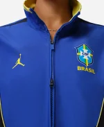 Nike x Jordan FIFA World Cup Brazil 2026 Anthem Blue & Black Track Jacket