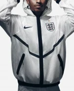 Nike x Palace England 2026 World Cup Mesh Anthem White Jacket