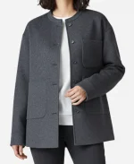 Noma Dumezweni Law and Order SVU 2026 Grey Wool Jacket