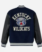OVO x Kentucky Wildcats Varsity Jacket In Navy & Black