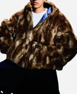 OVO x NEEDLES Faux Fur Work Bomber Jacket