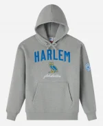 October's Very Own OVO Harlem Globetrotters Grey Pullover Hoodie