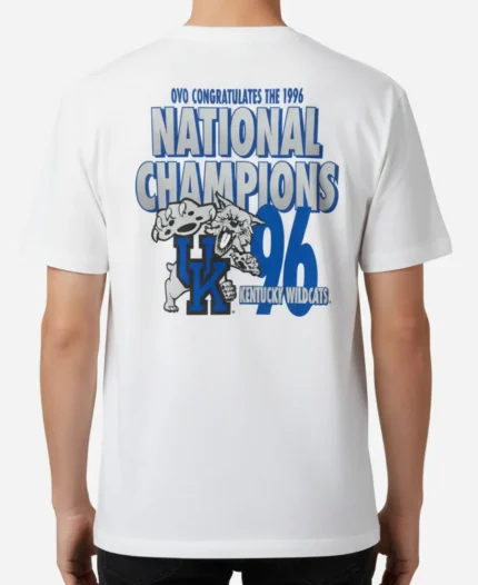 Octobers Very Own x Kentucky Wildcats 1996 National Champions T-Shirt 