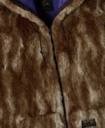 October's Very Own x NEEDLES Faux Fur Bomber Jacket For Sale