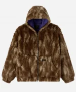 October's Very Own x NEEDLES Faux Fur Work Bomber Jacket