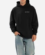Off-White Costco Black Pullover Hoodie Off-White Costco Hoodie