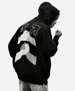Off White x Kid Cudi 2026 Be Human Black Hoodie