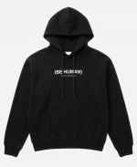 Off White x Kid Cudi 2026 Be Human Black Pullover Hoodie