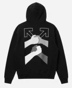Off White x Kid Cudi 2026 Be Human Hoodie in Black