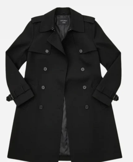 Olivia Benson Law and Order SVU S27 Black  Trench Coat
