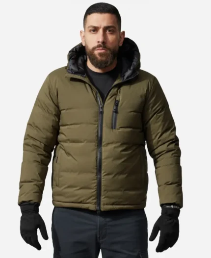 Omar Adom Zidan FBI Puffer Hooded Jacket