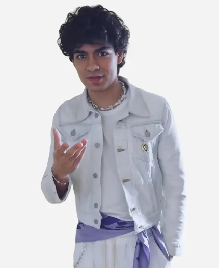 One Piece 2026 Monkey D. Luffy White Denim Jacket