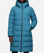 One Piece S02 Roronoa Zoro Blue Puffer Hooded Coat