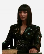 One Piece S02 TV Series 2026 Lera Abova Black Leather Coat