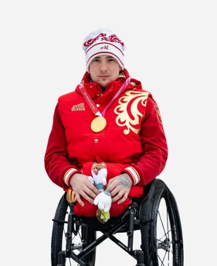 Milano Cortina 2026 Paralympic Winter Games Ivan Golubkov Team Russia Red Vest