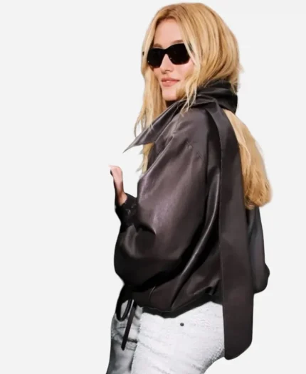 Paris Fashion Week 2026 Sarah Pidgeon Leather Jacket