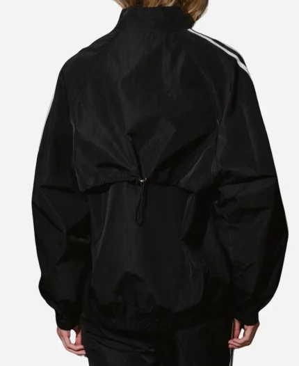 Parke 2026 Sport Stripe Nylon Jacket - Black