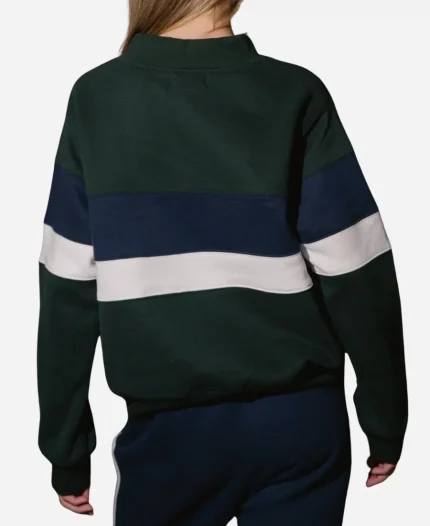 Parke 2026 Vintage Stripe Mockneck Fleece Sweatshirt